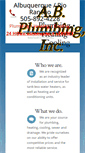 Mobile Screenshot of abplumbingabq.com